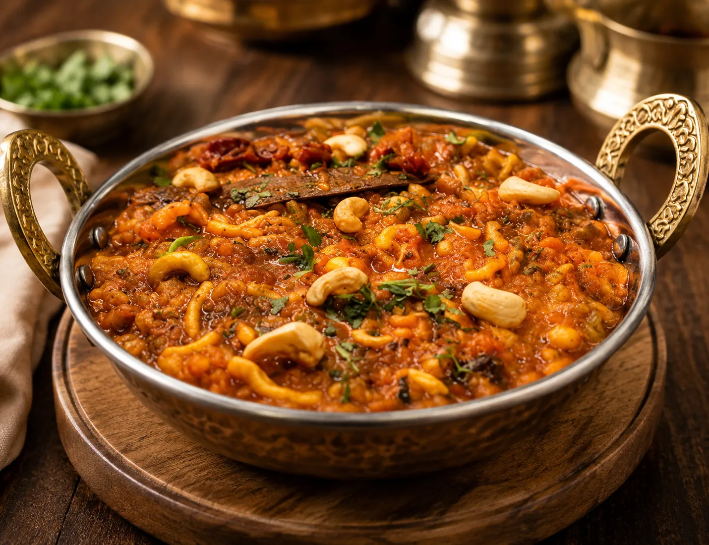 Kaju Gathiya  at Shiv Shakti Kathiyawadi Restaurant in downtown Hamilton, ON